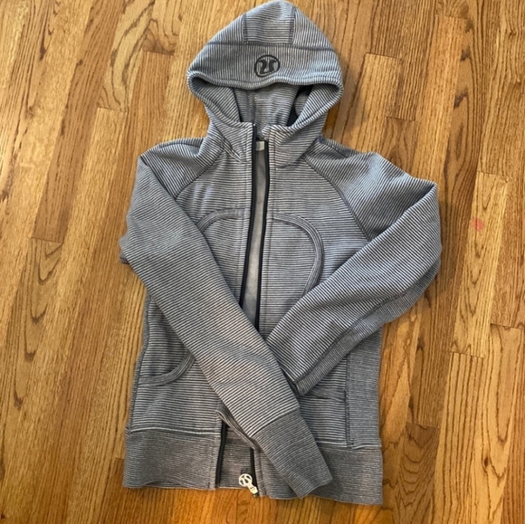 lululemon athletica Jackets & Blazers - LULULEMON WREN WEE STRIPE SCUBA JACKET